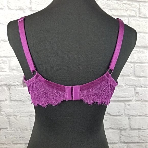 NWT - Adore Me Grape padded underwire bra 38DD - Picture 2 of 8